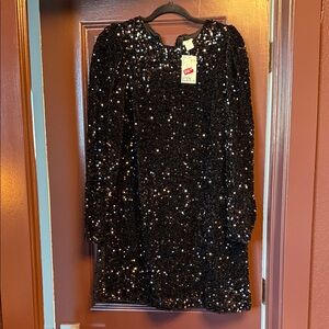 NWT Size M H&M Sequin Party Dress
